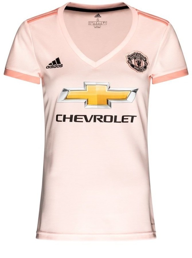 Camisa feminina oficial Adidas Manchester United 2018 2019 II